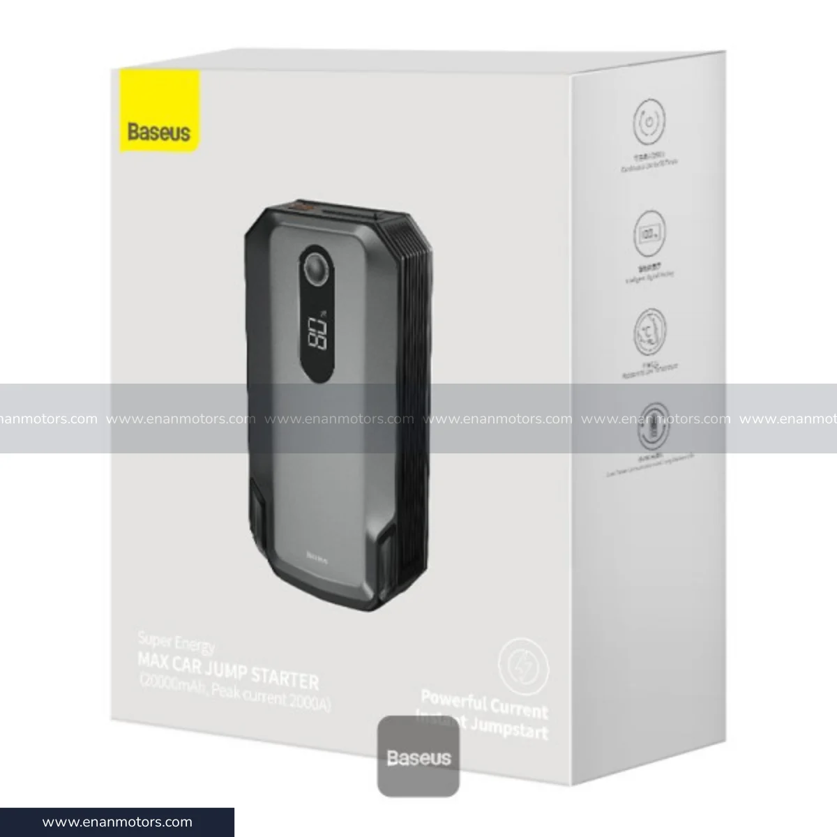 Baseus Super Energy Max Car Jump Starter - Enan Motors Baseus Super Energy Max Car Jump Starter - Image 2