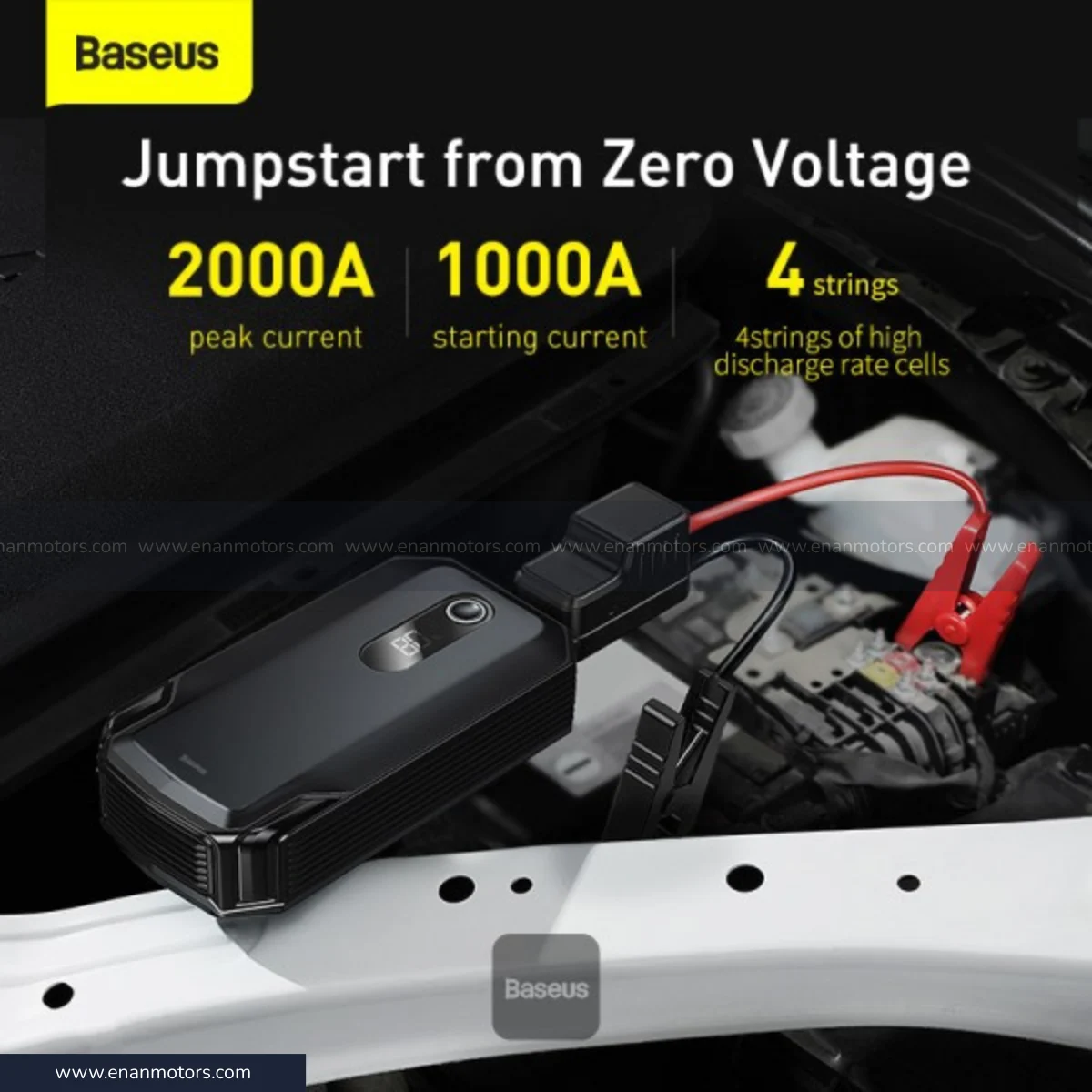 Baseus Super Energy Max Car Jump Starter - Enan Motors Baseus Super Energy Max Car Jump Starter - Image 9